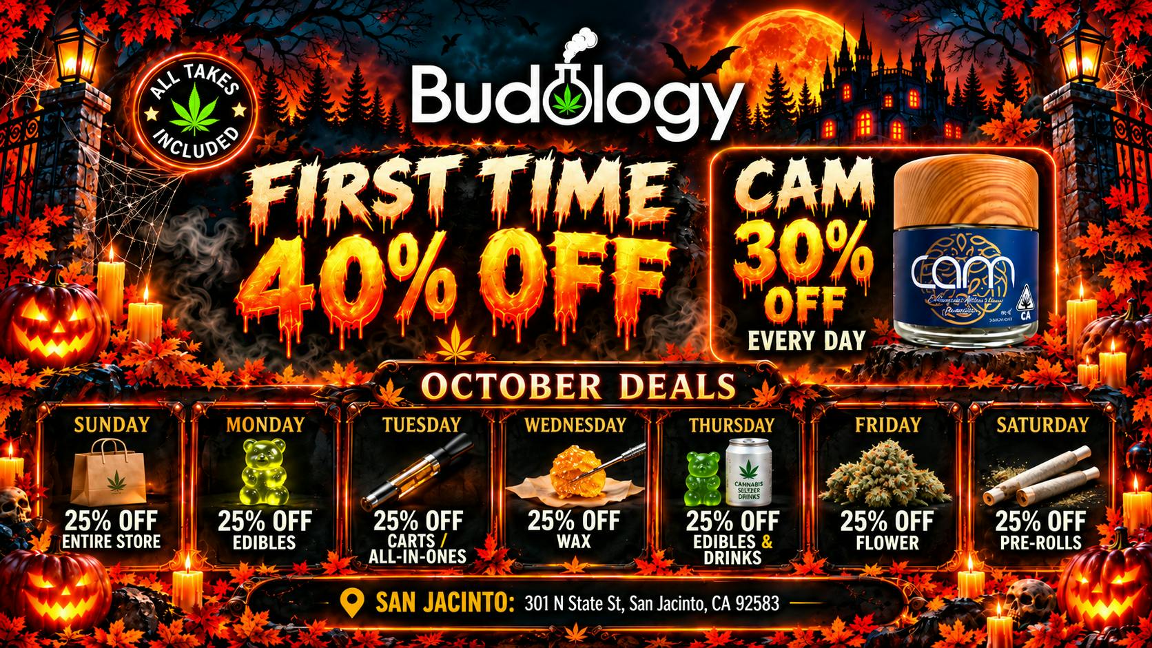 Budology - Delivery BUDOLOGY OCTOBER DEALS!!!