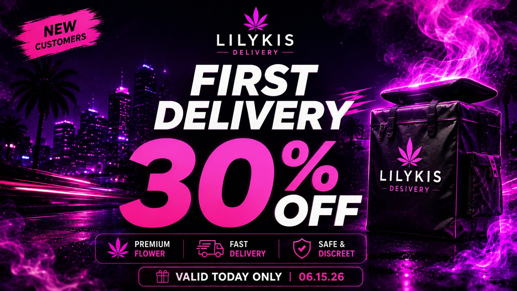 Lilykis Delivery First Delivery: 30% Off