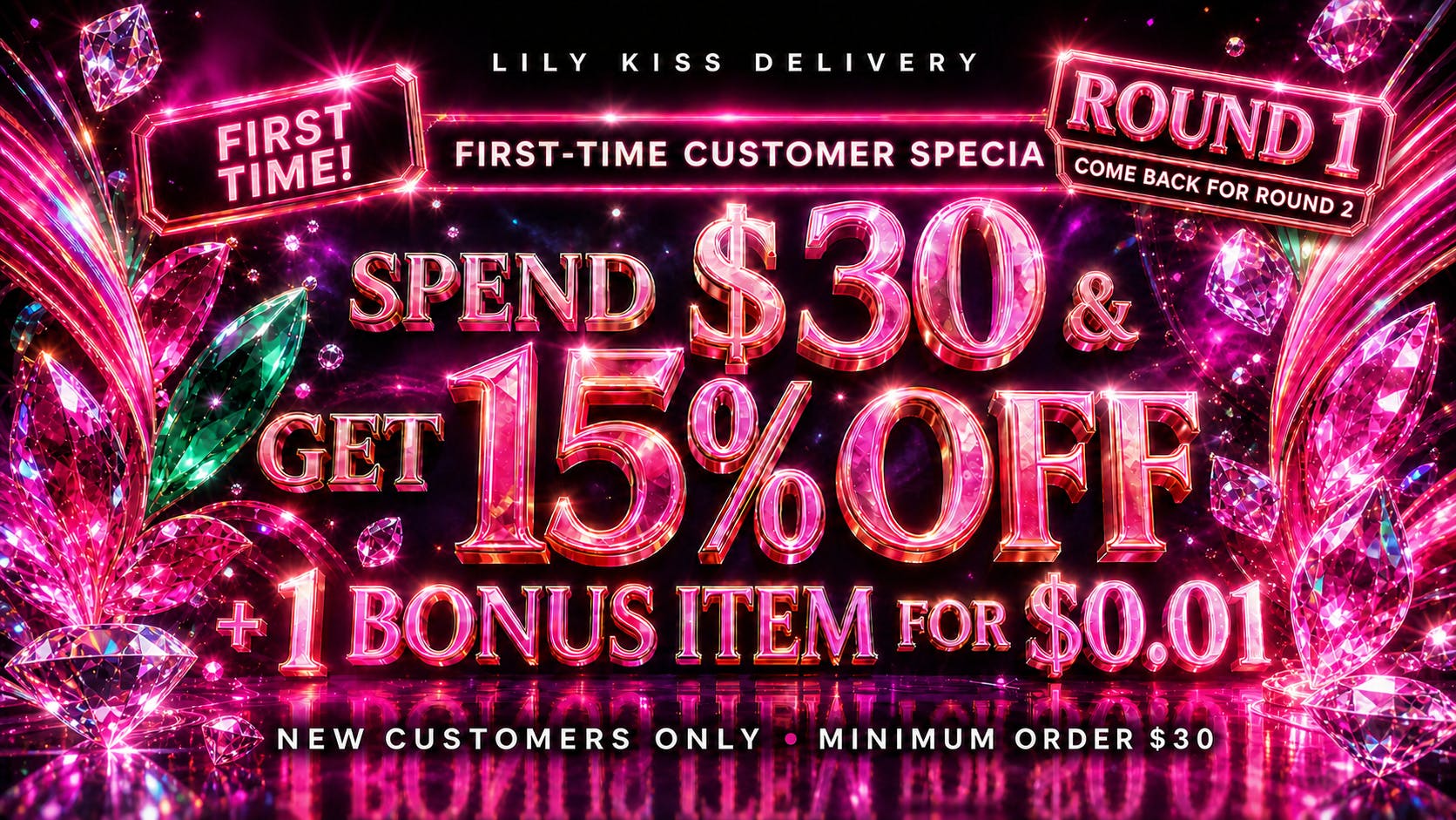 Lilykis Delivery First-Time Customer Special, Round 1: