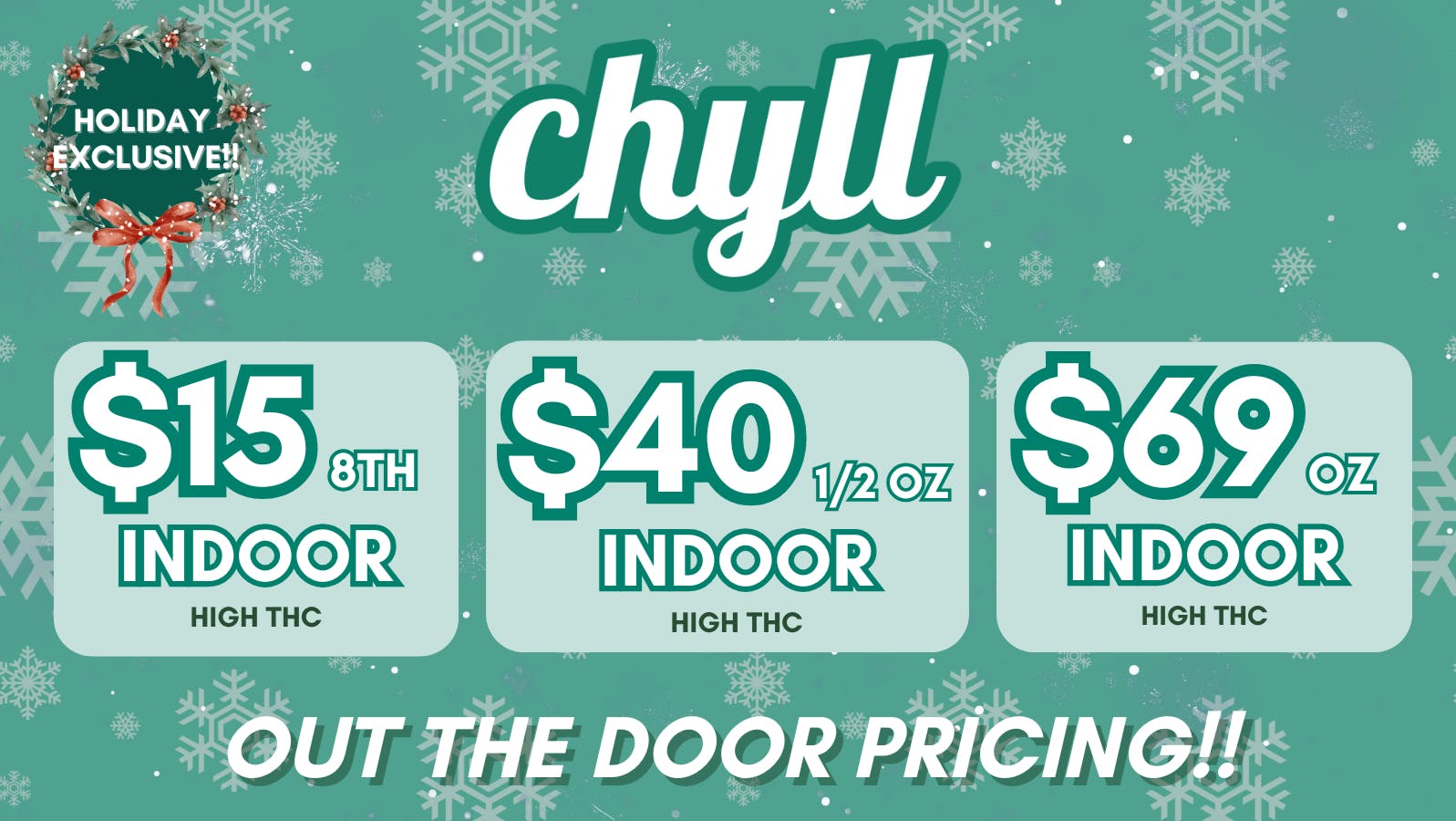 Chyll BEST DEALS ON TOP SHELF FLOWER!!!!