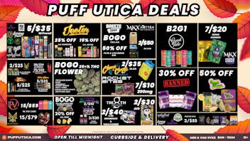 PUFF Utica - Rec & Med PUFF UTICA - OPEN TILL MIDNIGHT!
