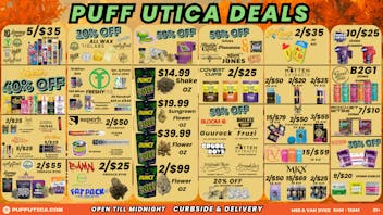 PUFF Utica - Rec & Med Puff Utica Open Daily 'Til Midnight!