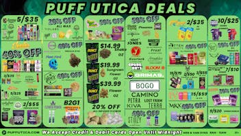 PUFF Utica - Rec & Med Puff Utica Open Daily 'Til Midnight!