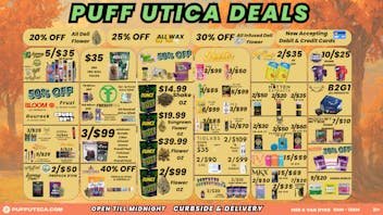 PUFF Utica - Rec & Med Puff Utica Open 'Til Midnight