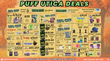 PUFF Utica - Rec & Med Puff Utica Open 'Til Midnight