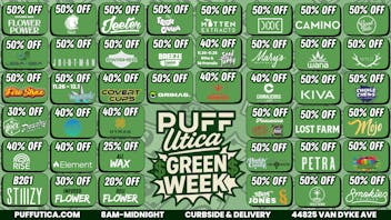 PUFF Utica - Rec & Med 50% off Top Brands @ Puff Utica Open Till Midnight