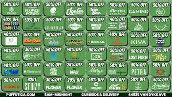 PUFF Utica - Rec & Med Green Wednesday Puff Utica Open Till Midnight