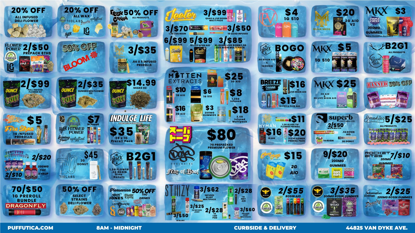 PUFF Utica - Rec & Med Puff Utica Open Until Midnight!