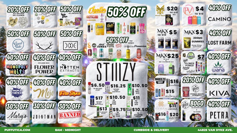 PUFF Utica - Rec & Med Puff Utica Open 'Til Midnight