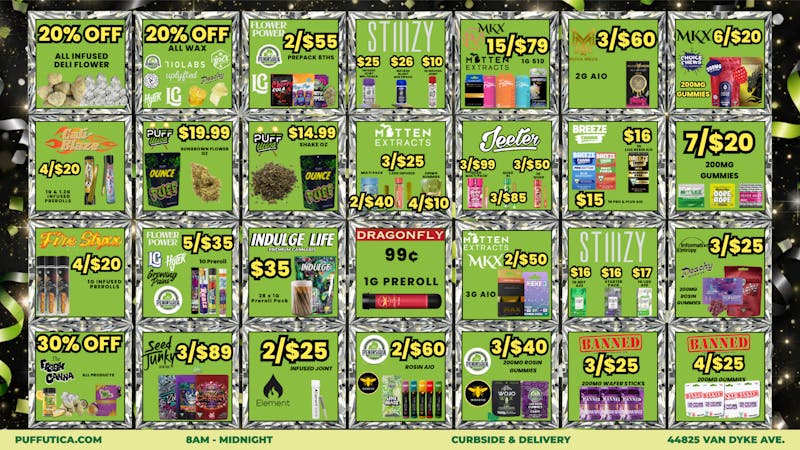 PUFF Utica - Rec & Med Puff Utica Open Till Midnight