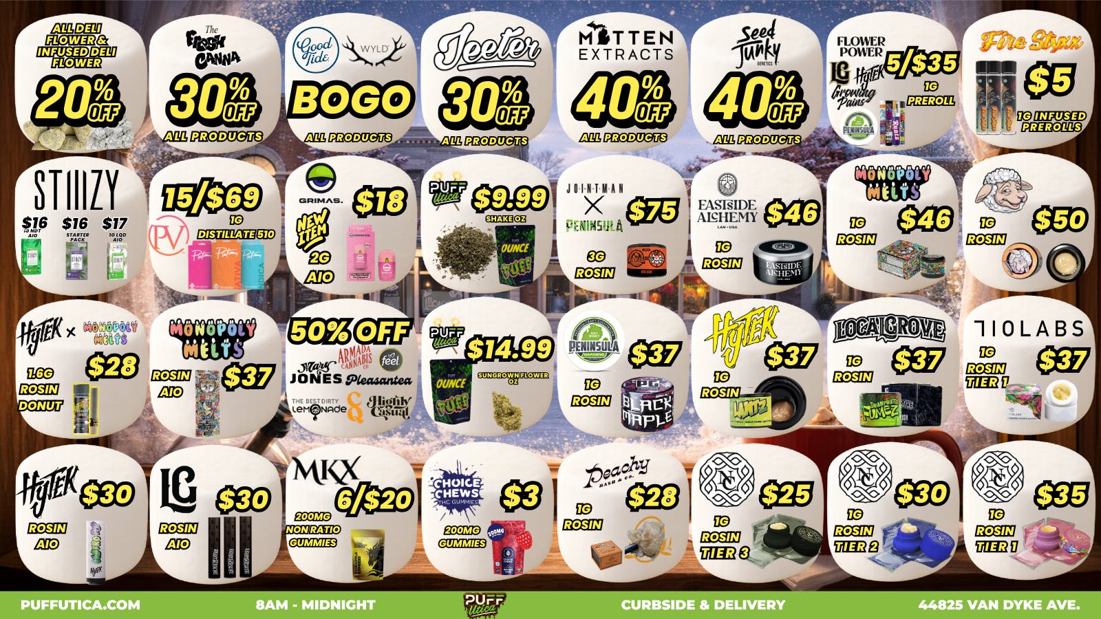 PUFF Utica - Rec & Med Puff Utica Open Till Midnight!