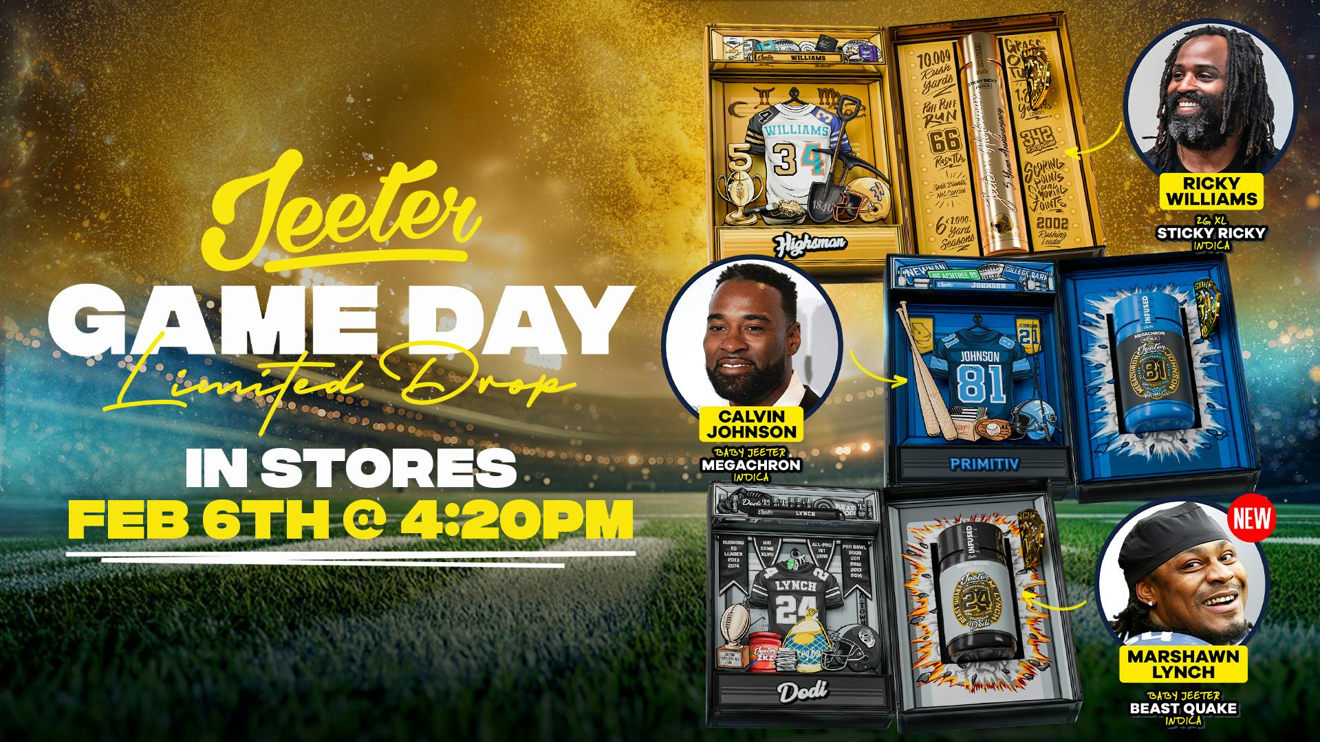 PUFF Utica - Rec & Med Jeeter Game Day Drop @ Puff Utica!