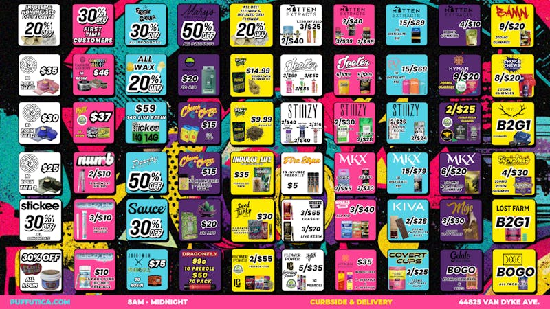 PUFF Utica Delivery Rec & Med Puff Utica Open Till Midnight