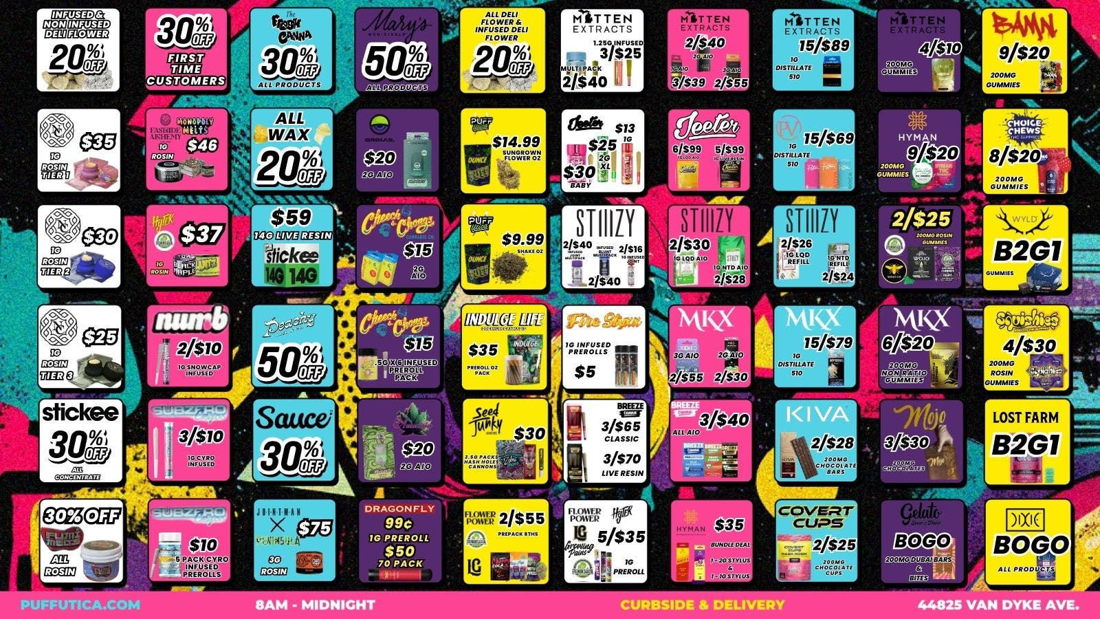 PUFF Utica - Rec & Med Puff Utica Best Deals Open Until Midnight!