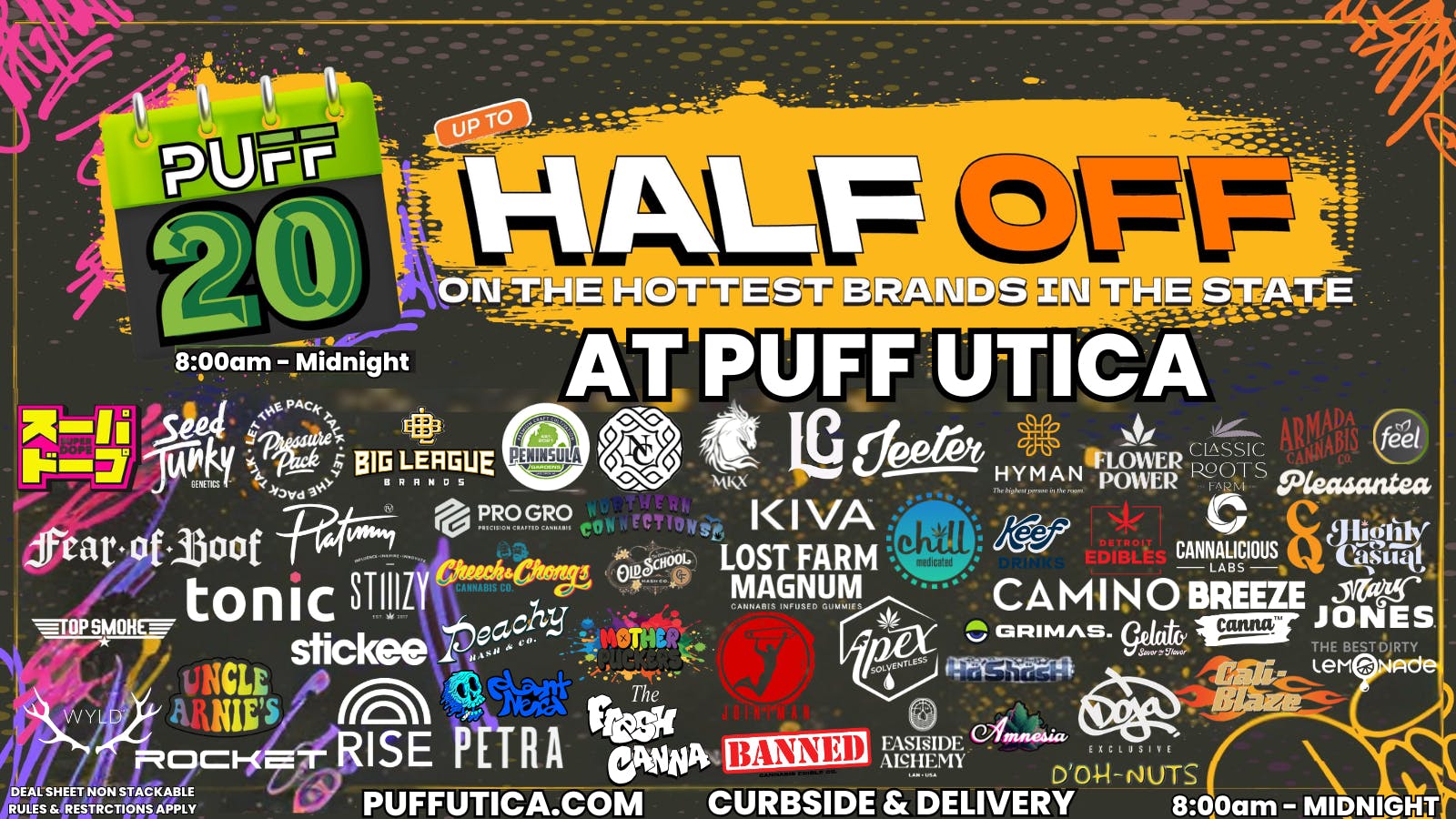 PUFF Utica - Rec & Med Puff Utica Best Deals Open Until Midnight!