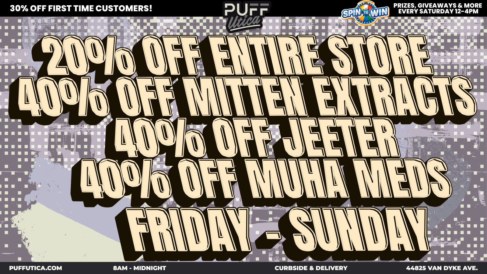 PUFF Utica - Rec & Med Puff Utica Open Till Midnight
