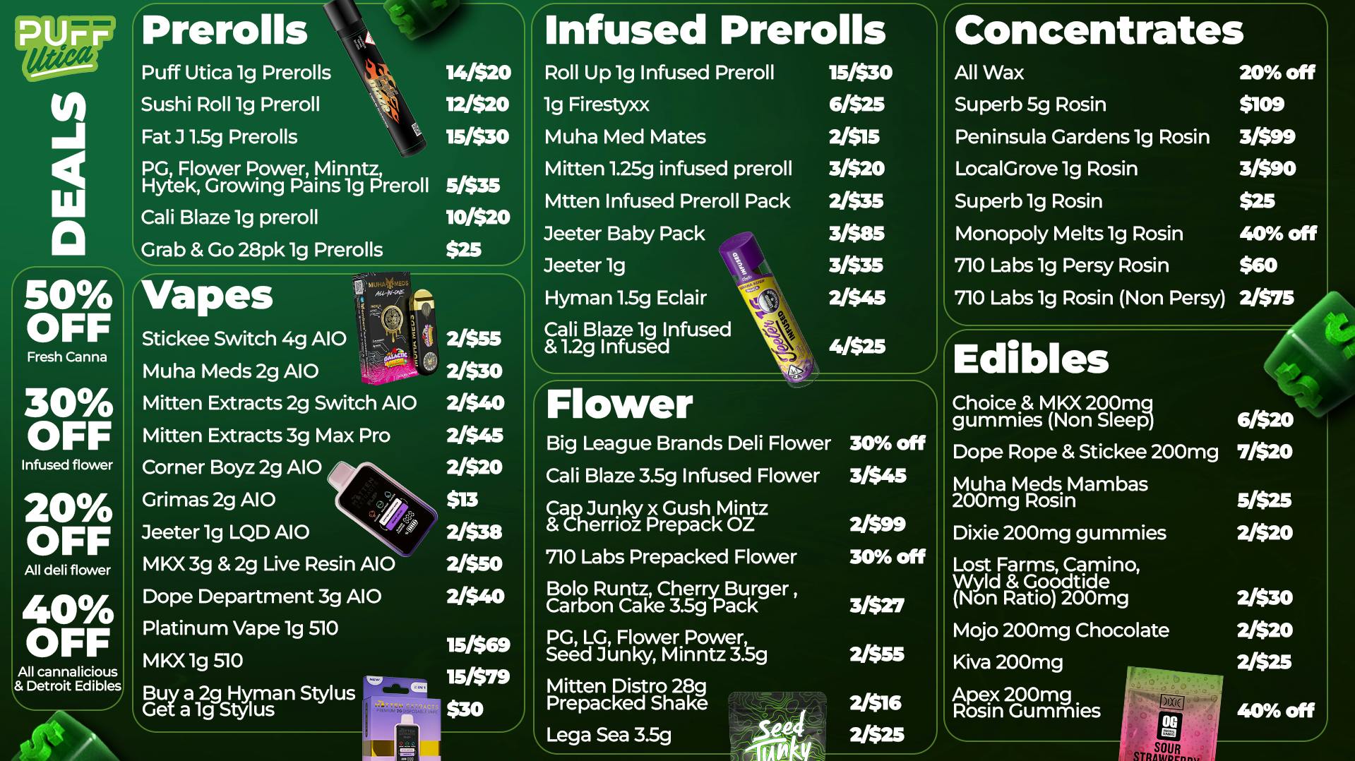PUFF Utica - Rec & Med Puff Utica Open Until Midnight!