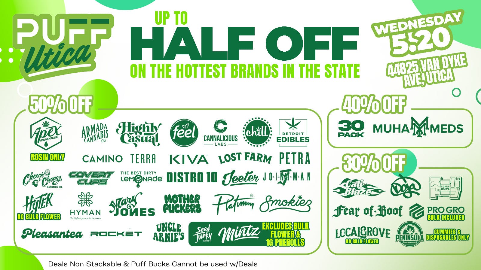 PUFF Utica - Rec & Med Puff Utica Open Until Midnight!