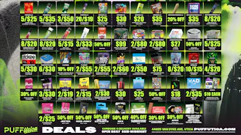 PUFF Utica - Rec & Med Puff Utica 50% OFF Mitten, Jeeter, MKX!