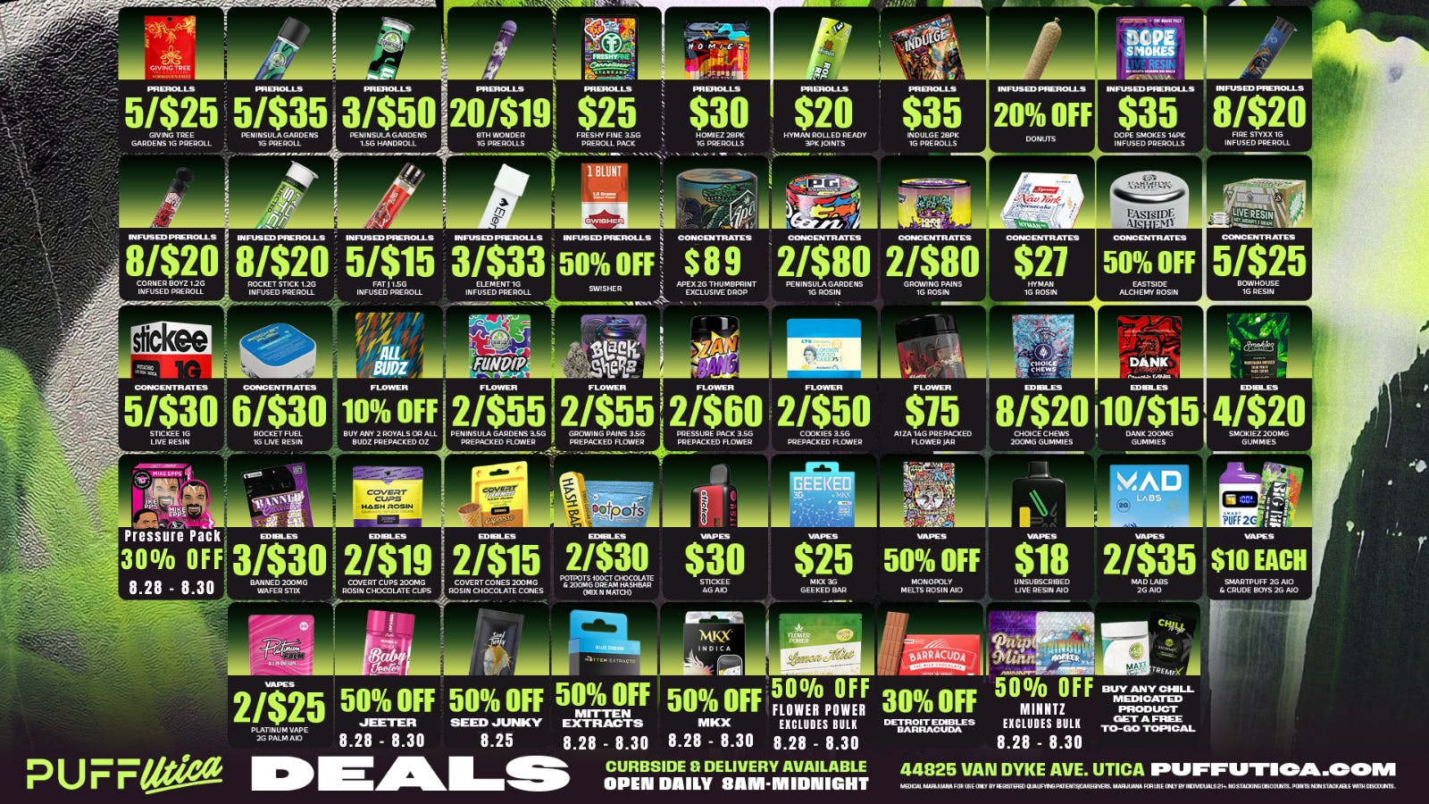 PUFF Utica - Rec & Med Puff Utica Open Until Midnight!