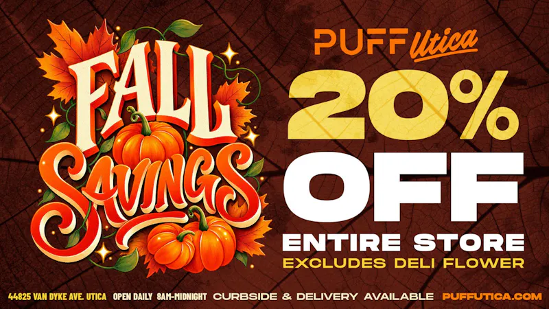 PUFF Utica - Oakland County Delivery Rec & Med Puff Utica Open Til Midnight