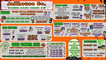 Jailhouse Cannabis - Mancelona 👻 Spook-Tacular Sales & Jailhouse 🎃