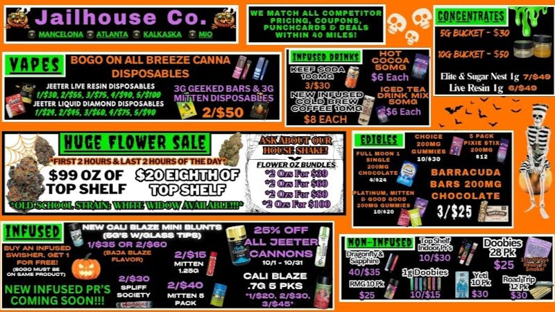 Jailhouse Cannabis - Mancelona 👻 Jailhouse Savings 💰