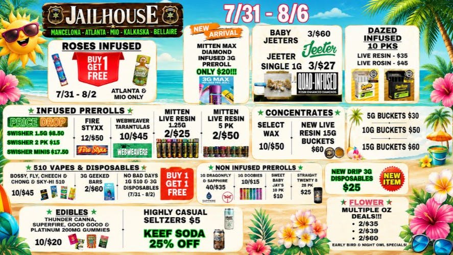 Jailhouse Cannabis - Mancelona New Items @ Jailhouse