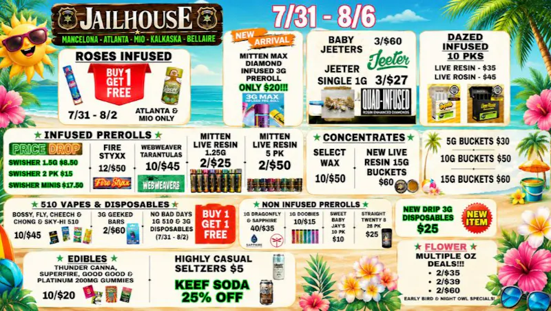 Jailhouse Cannabis - Mancelona New Items @ Jailhouse