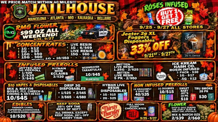 Jailhouse Cannabis - Mancelona Shop & Save @ Jailhouse