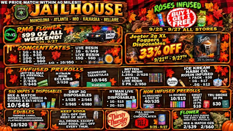 Jailhouse Cannabis - Mancelona Shop & Save @ Jailhouse