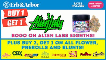 Erb & Arbor Buy 1, Get 1 on Alien Lab 8ths! Plus More Deals!