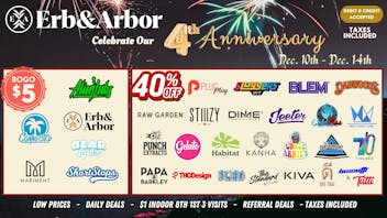 Erb & Arbor DEC 13th: BOGOS, 40% OFF, & More!