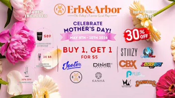 Erb & Arbor BOGO on ALL JEETER, DIME, E&A 8ths & more!