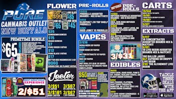 Pure Cannabis Outlet - New Buffalo 🏈 $65 PREGAME BUNDLE 🏈