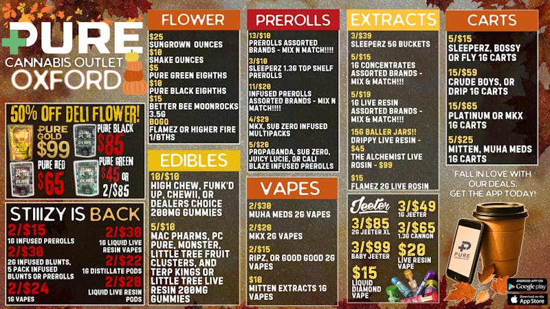Pure Cannabis Outlet 🎃50% OFF DELI FLOWER | JEETER SALE🎃