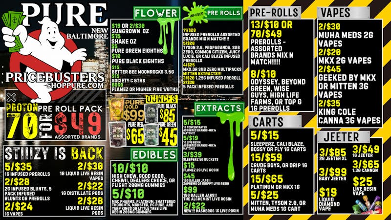 PURE New Baltimore 👻🚫 STIIIZY SALE👻🚫