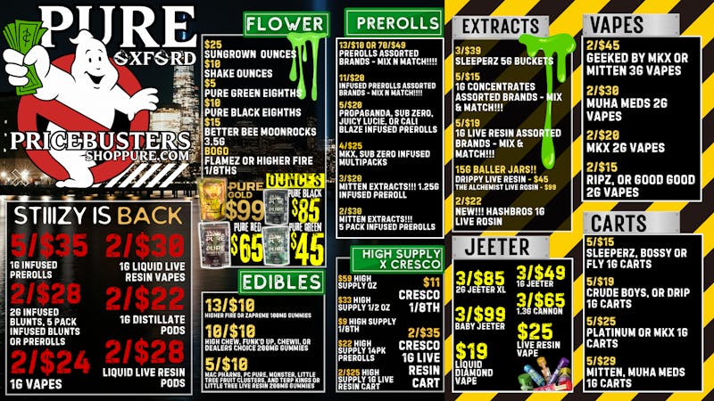 Pure Cannabis Outlet 🚫👻50% OFF DELI FLOWER 🚫👻