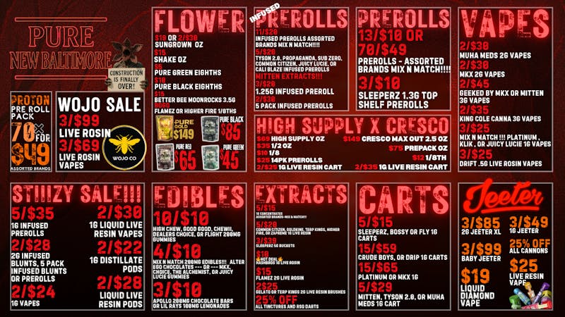 PURE Macomb - Delivery ⋆₊˚☎️📺🔦⋆₊˚70 for $49 PRE ROLLS⋆₊˚☎️📺🔦⋆₊˚