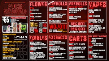 Pure Cannabis Outlet - New Buffalo ⋆₊˚HYMAN SALE!⋆₊˚☎️📺🔦⋆₊˚WOJO ROSIN SALE! ⋆₊˚