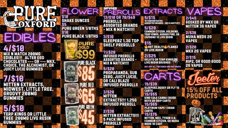 Pure Cannabis Outlet 🎃50% OFF DELI FLOWER🎃