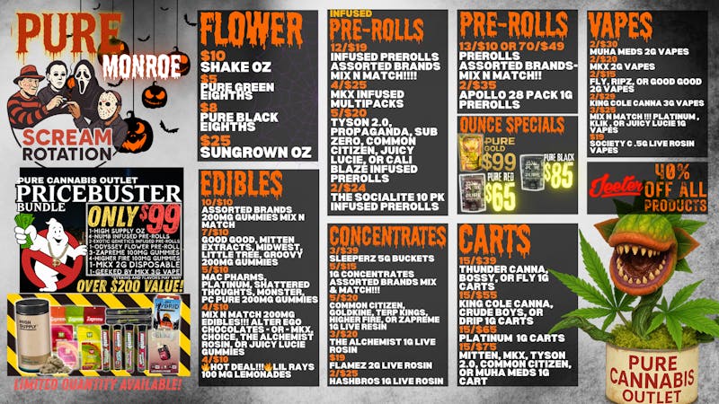 Pure Cannabis Outlet ⋆₊˚🧡 NEW PRICE BUSTERS BUNDLE ONLY $99!!! 🎃