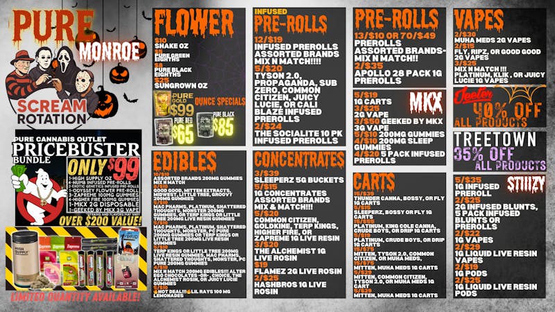 Pure Cannabis Outlet MKX SALE!! 🎃 40% OFF ALL JEETER PRODUCTS!!!