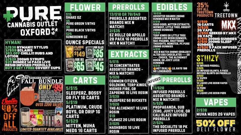 Pure Cannabis Outlet Delivery 🍁 FALL BUNDLE 🍂 MKX SALE 🍃