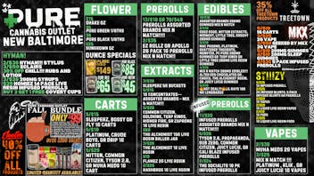 PURE New Baltimore STIIIZY SALE 🍂 10/$10 200 MG EDIBLES