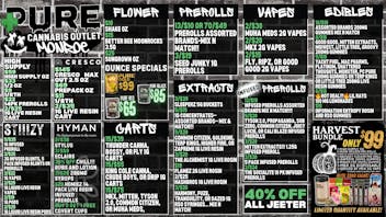 Pure Cannabis Outlet $99 HARVEST BUNDLE! 🍃 40% OFF ALL JEETER PRODUCTS
