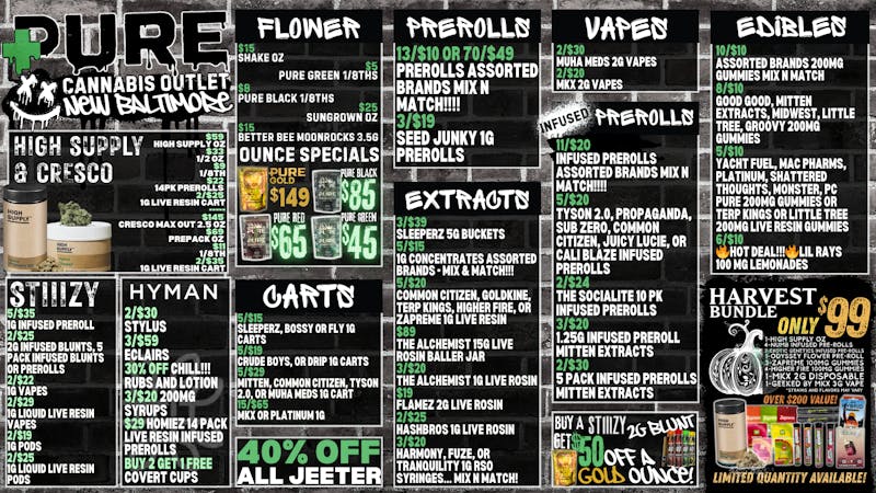 PURE New Baltimore 🍃 ALL JEETER PRODUCTS ARE 40% OFF!!! 🍃