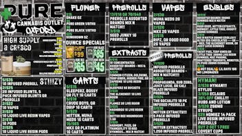 Pure Cannabis Outlet HIGH SUPPLY AND CRESCO SALE 🍃 HYMAN SALE!!!