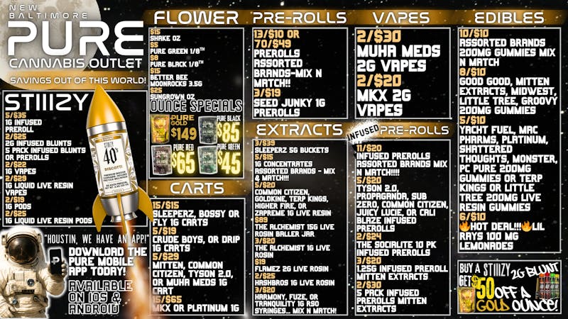 PURE New Baltimore 🚀 $15 SHAKE OZ 🪐 OUT OF THIS WORLD DEALS 🛰️