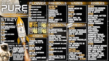 Pure Cannabis Outlet - New Buffalo 🪐 OUT OF THIS WORLD DEALS 🛰️ STIIIZY SALE 🚀